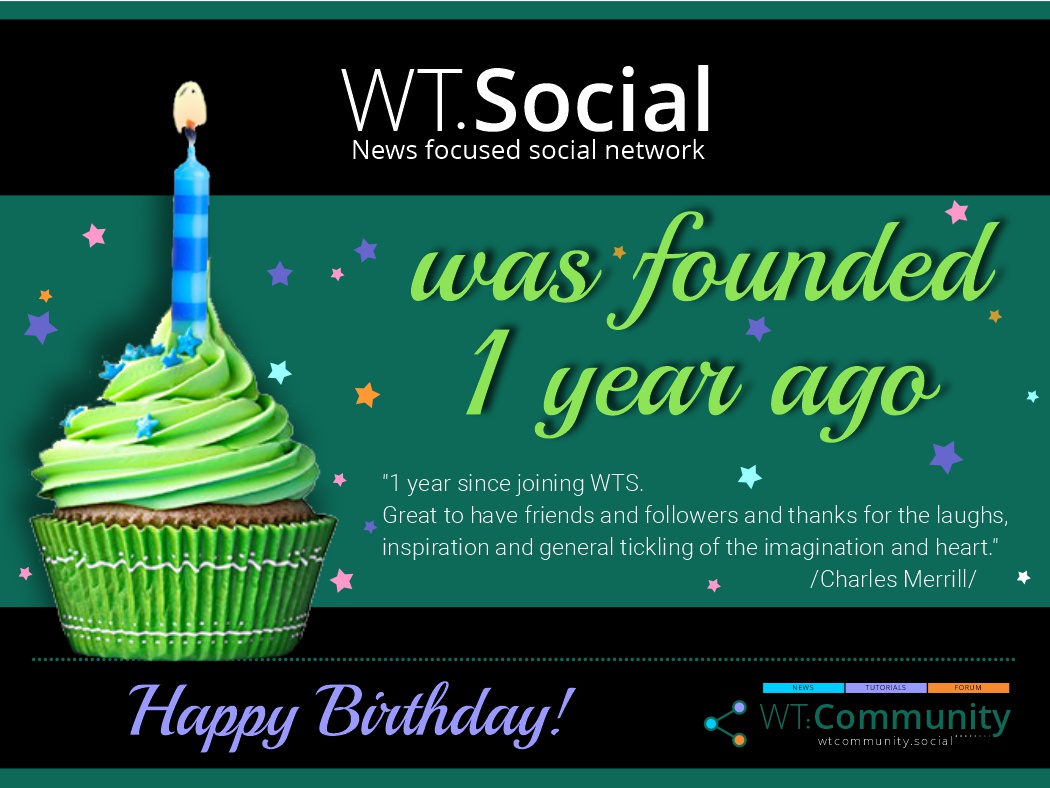 You are currently viewing WT.Social was founded 1 year ago.